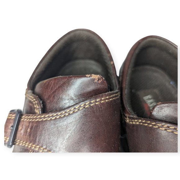 Eastland Syracuse Chunky Y2K Brown Leather Loafers Lug Sole Size 8 1/2M - Picture 8 of 9